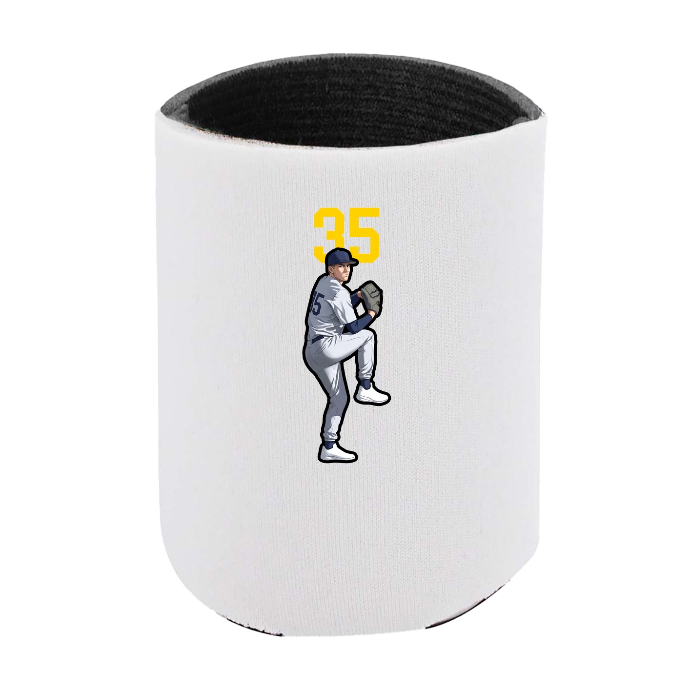 Can Holder — Number Top in White