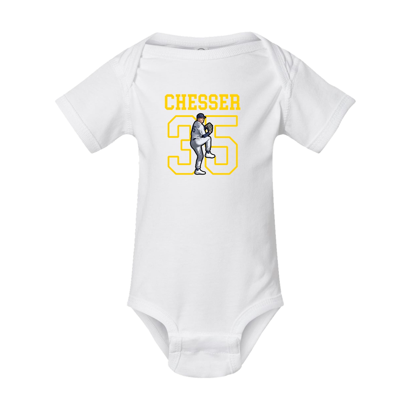 Baby Onesie — Shirsey in White