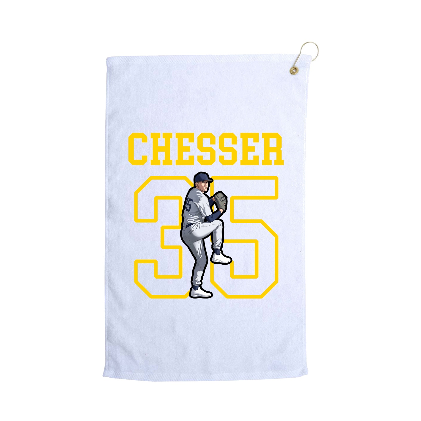 Golf Towel — Shirsey in White