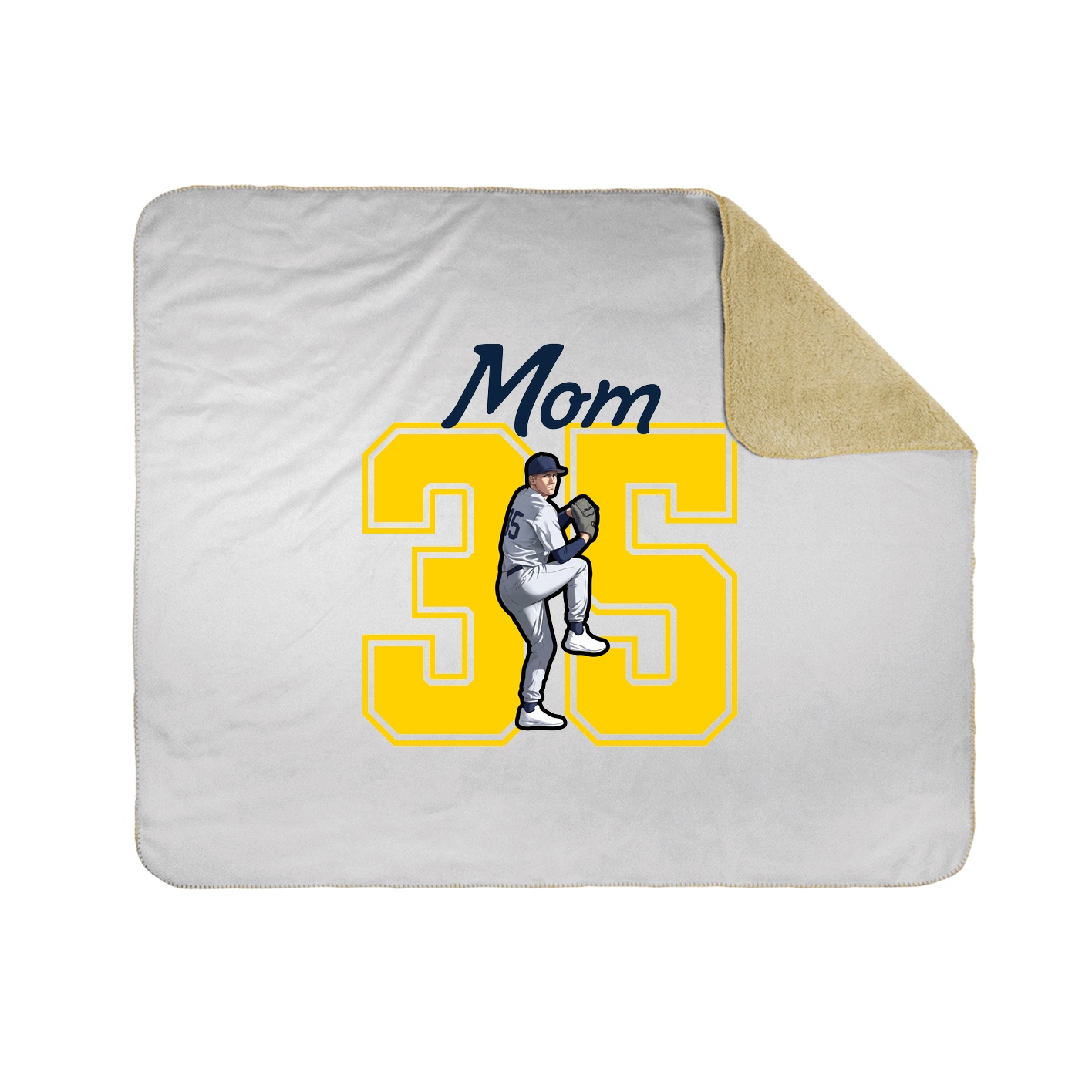 Throw Blanket — Mothers Day Shirsey in White