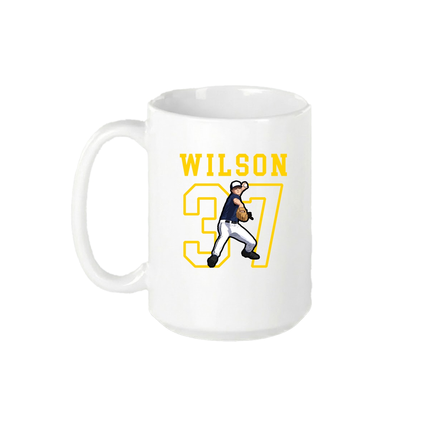 15oz Coffee Mug — Shirsey in White