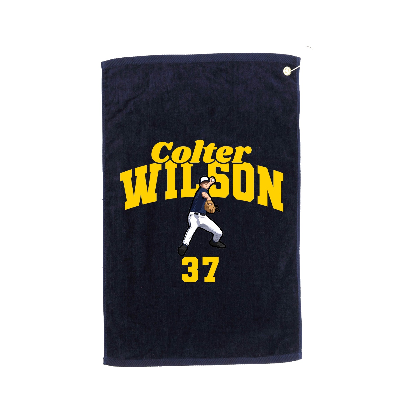 Golf Towel — Signature Arch in Navy
