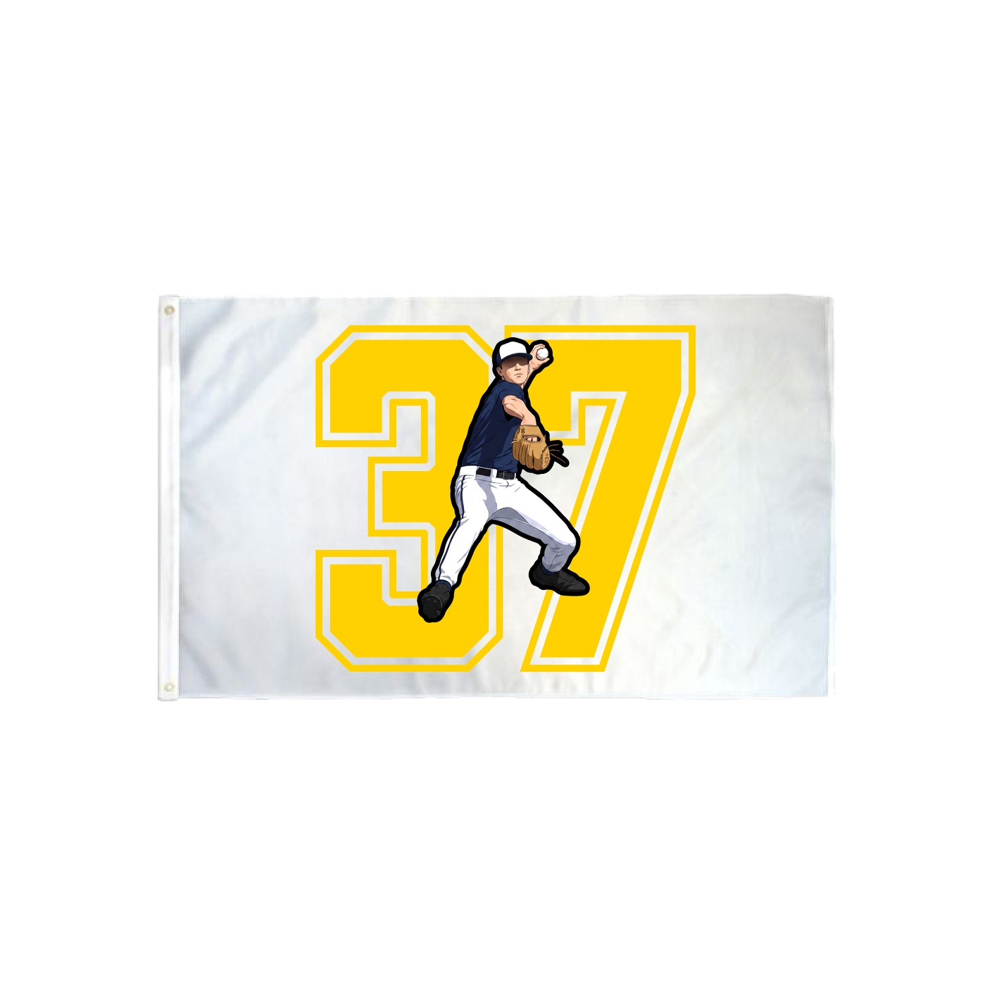 3x5 Flag — Number in Classic