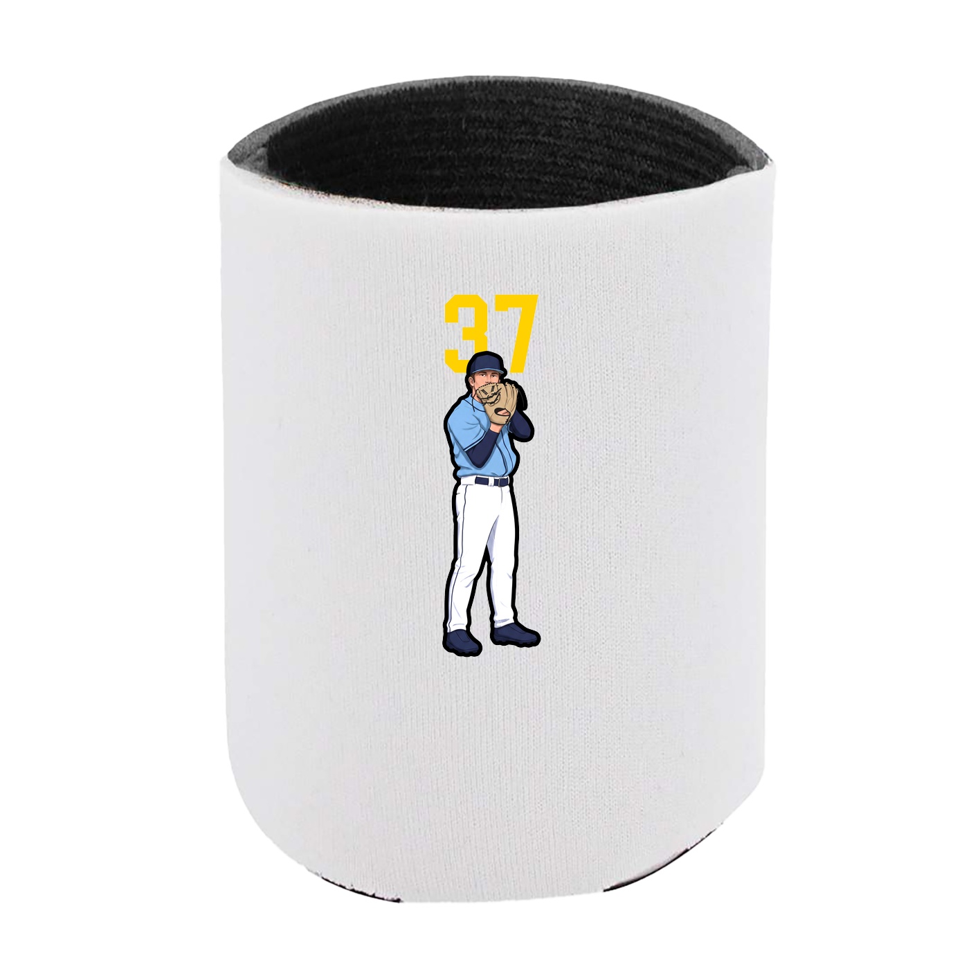 Can Holder — Number Top in White