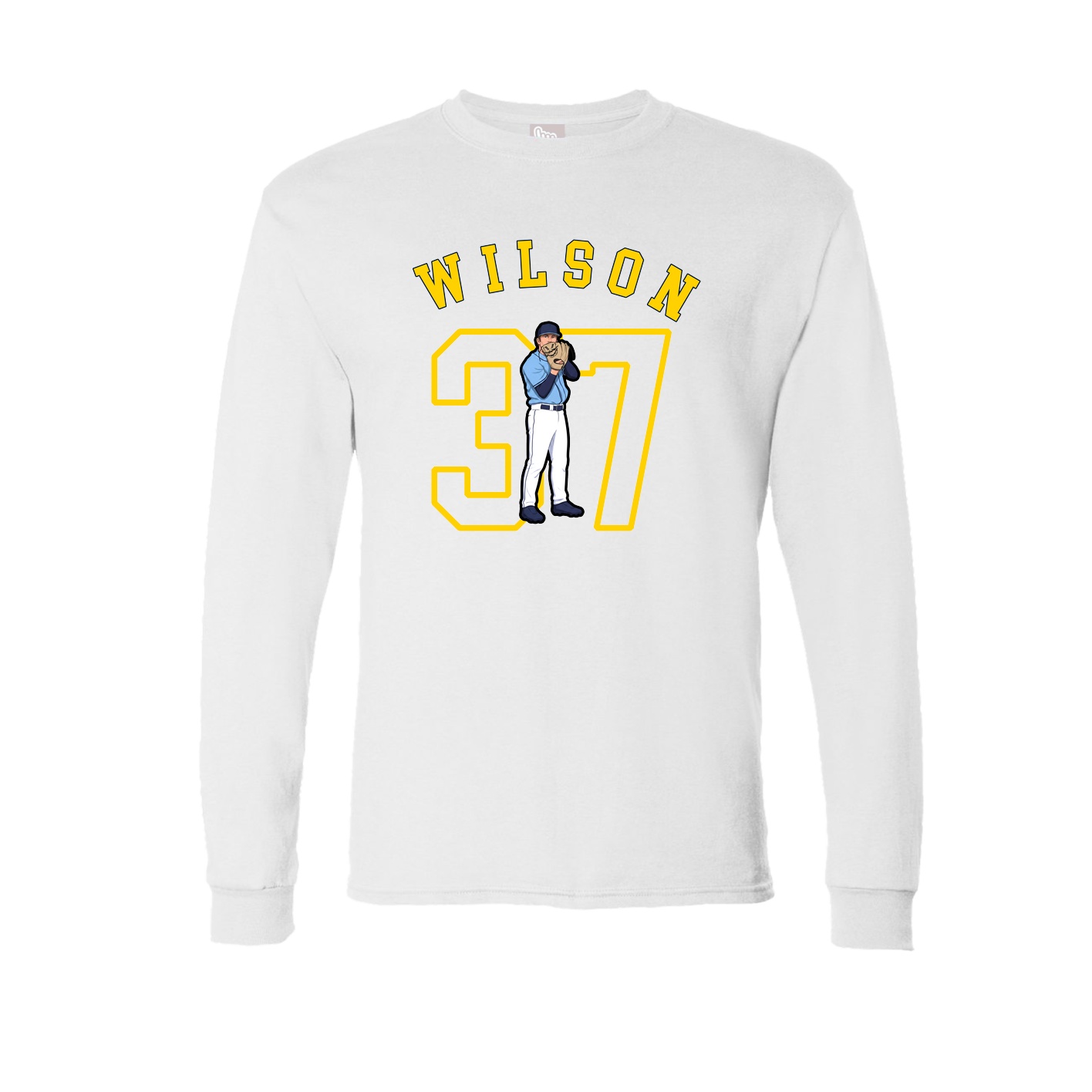 Long Sleeve Tee — Shirsey Arch in White