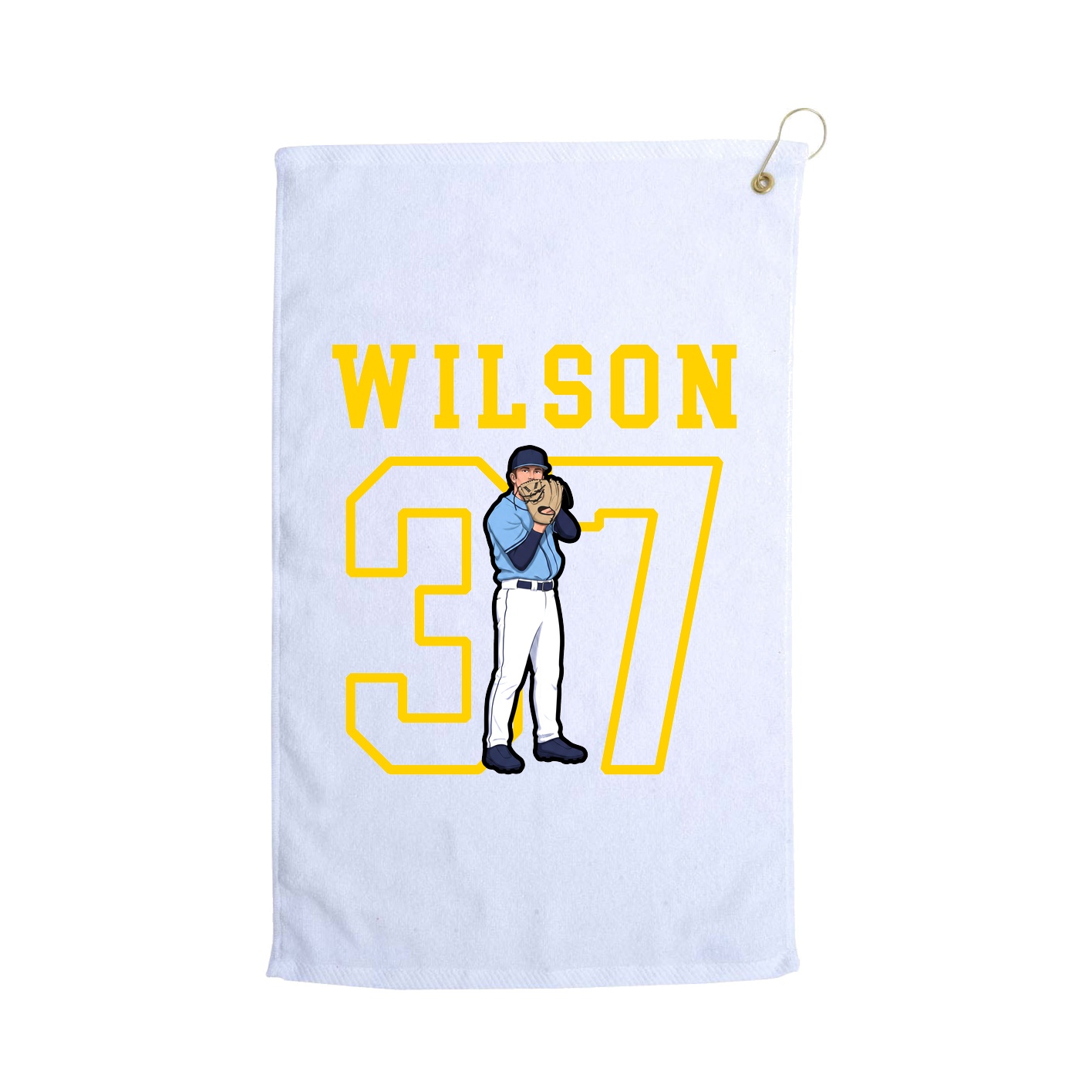 Golf Towel — Shirsey in White