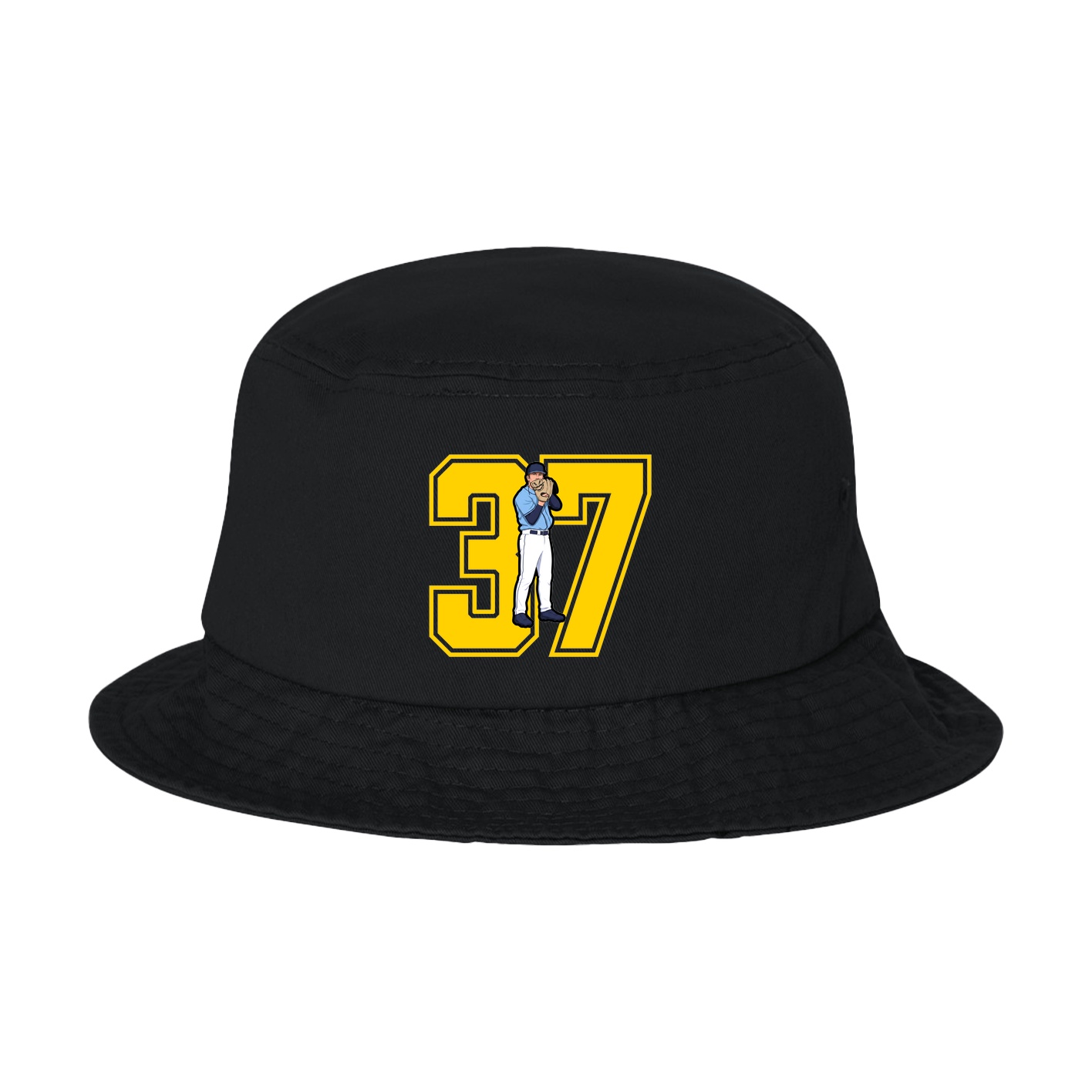 Bucket Cap — Number in Black