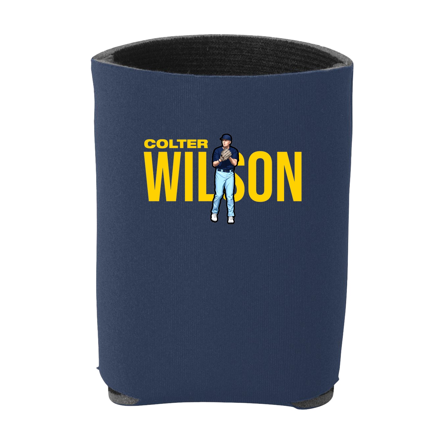 Can Holder — Player Name in Navy