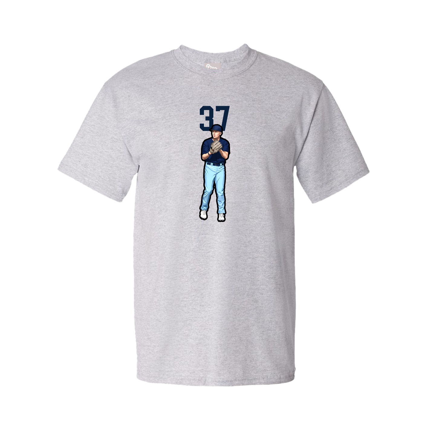 Tee — Number Top in Grey
