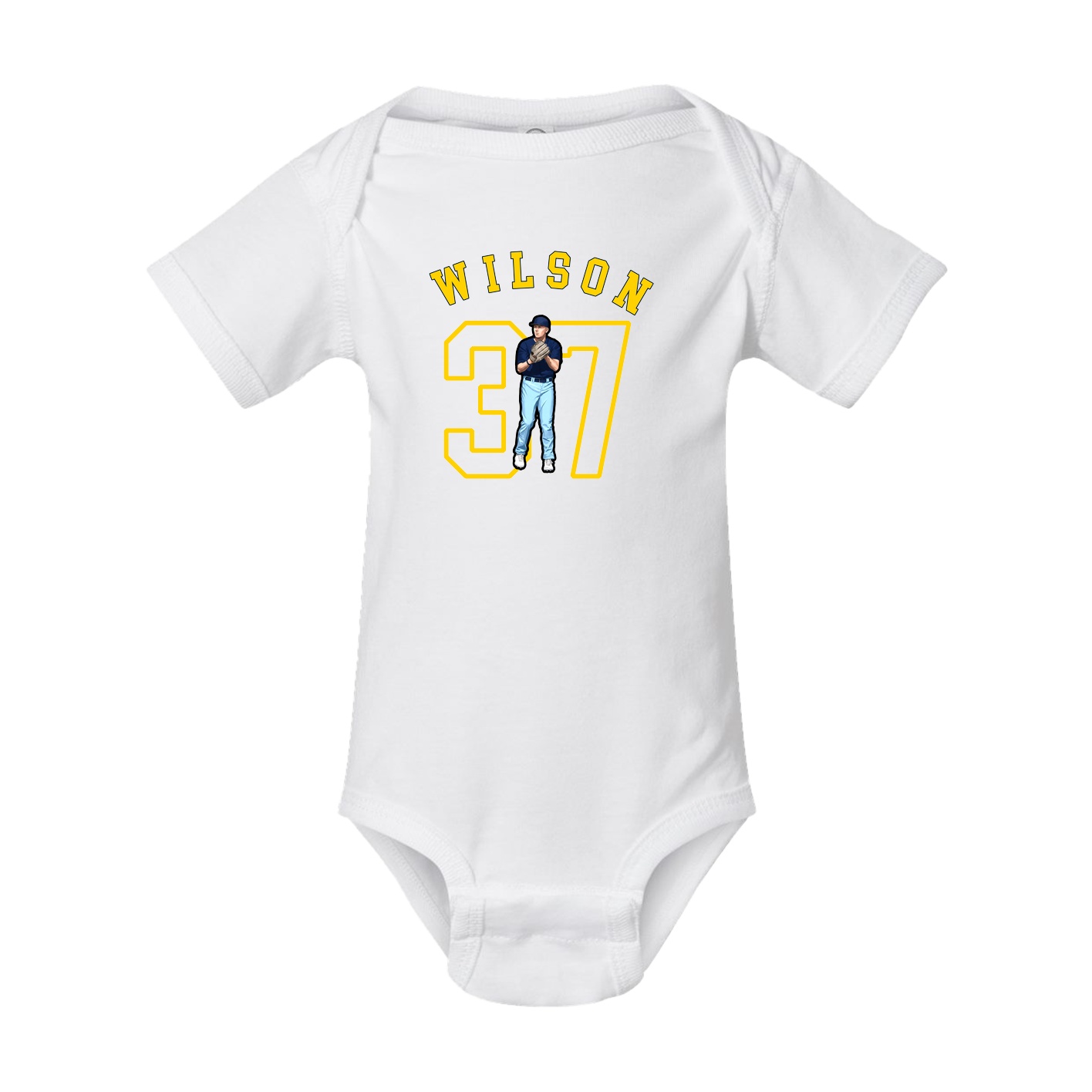 Baby Onesie — Shirsey Arch in White