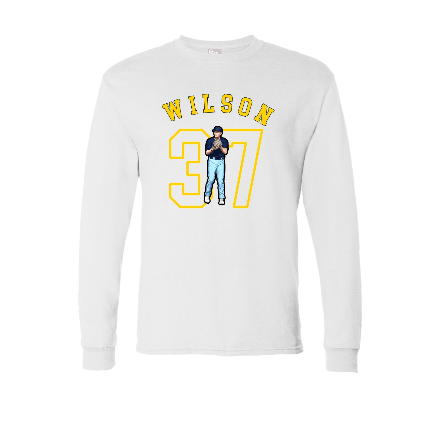 Long Sleeve Tee — Shirsey Arch in White