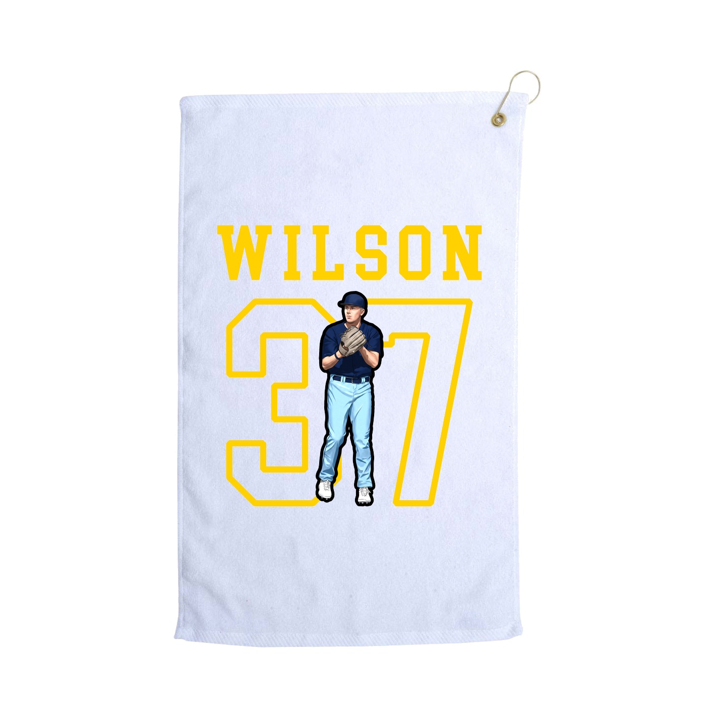 Golf Towel — Shirsey in White
