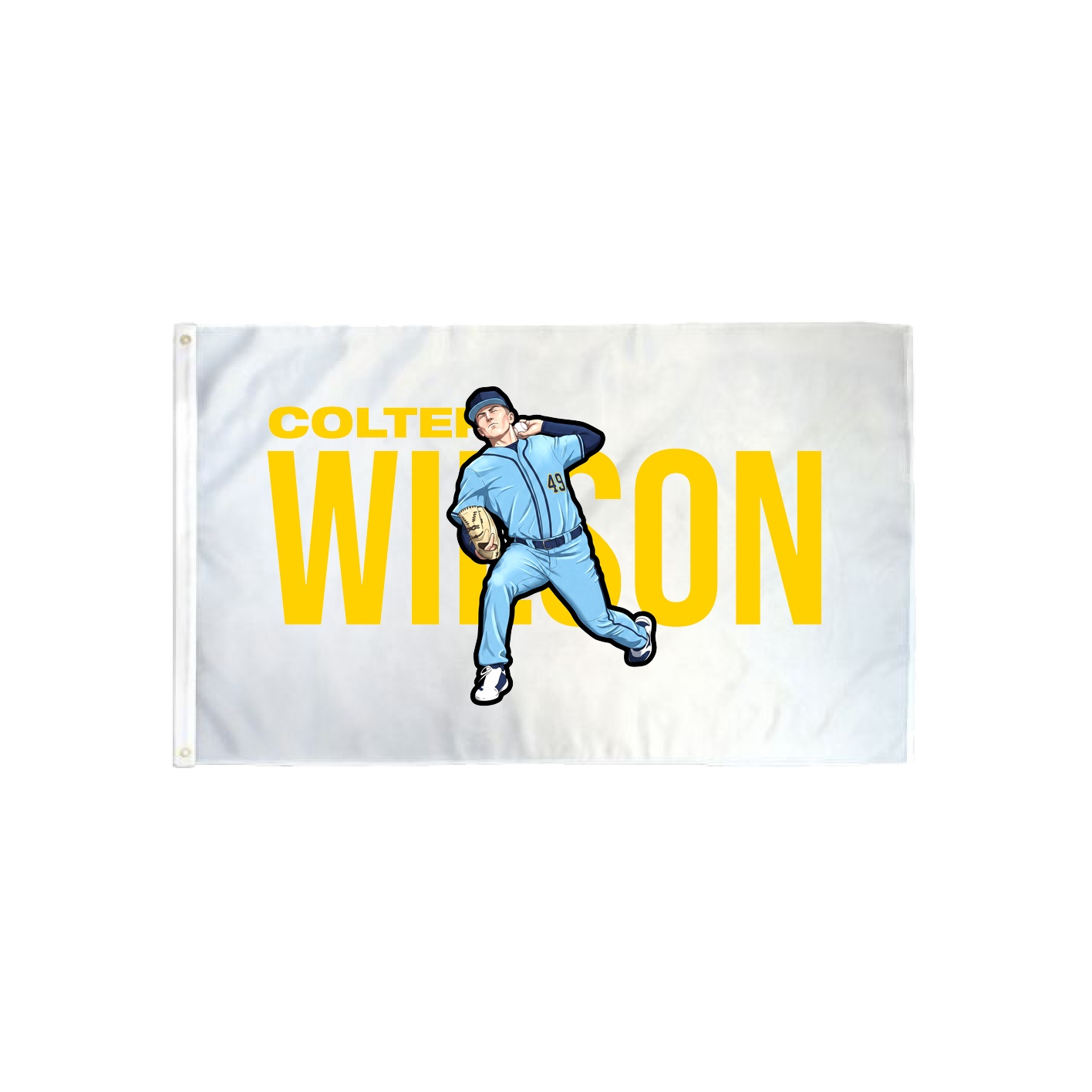 3x5 Flag — Player Name in Classic