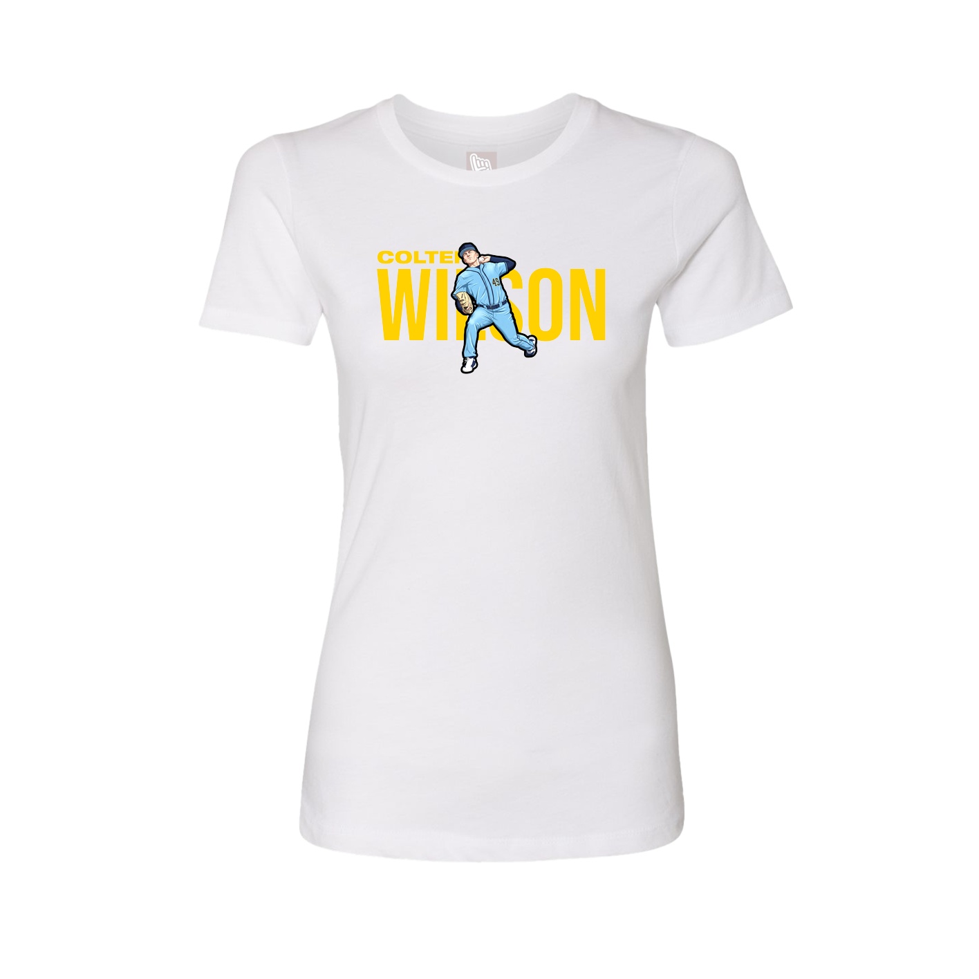 Womens Tee — Player Name in White