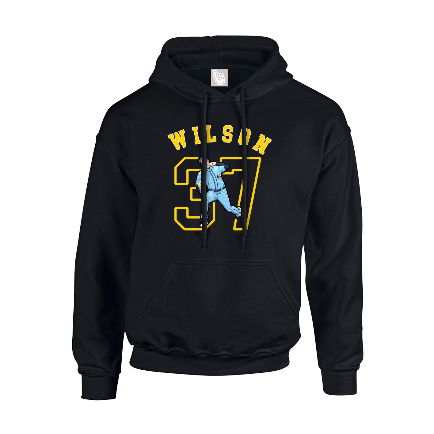 Youth Hoodie — Shirsey Arch in Black