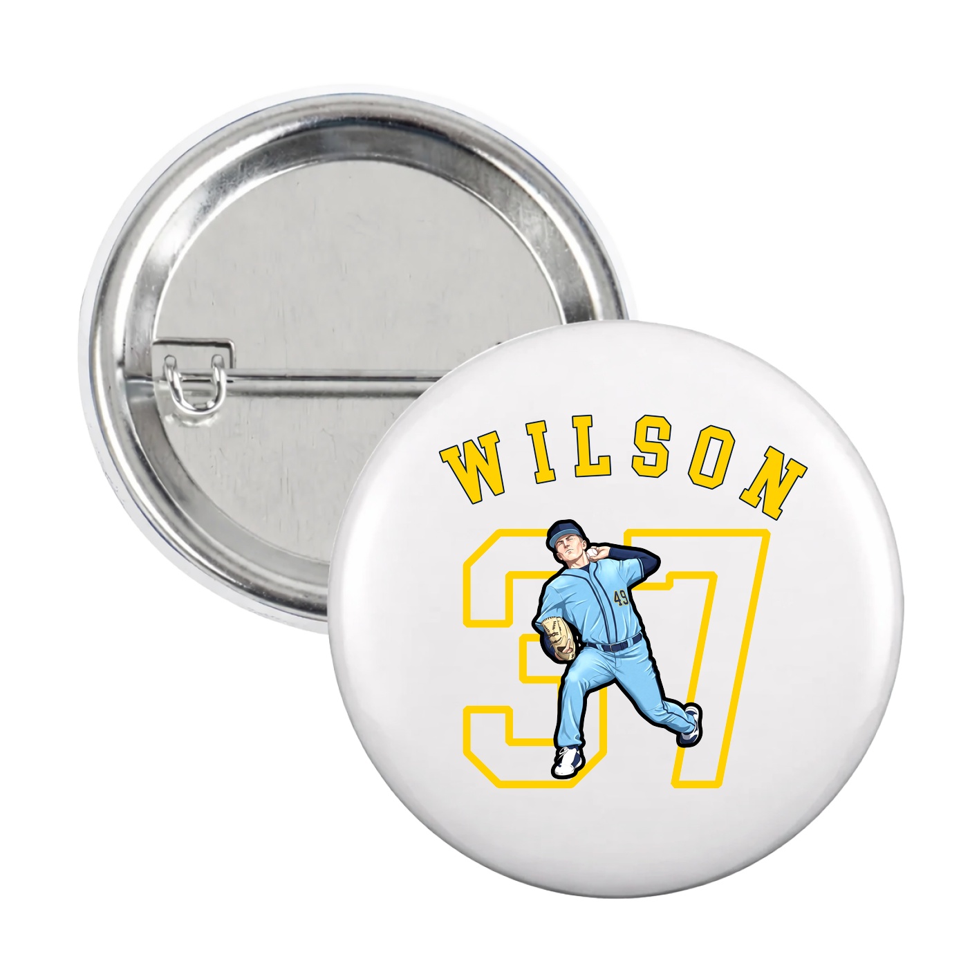 Game Day Button — Shirsey Arch in White