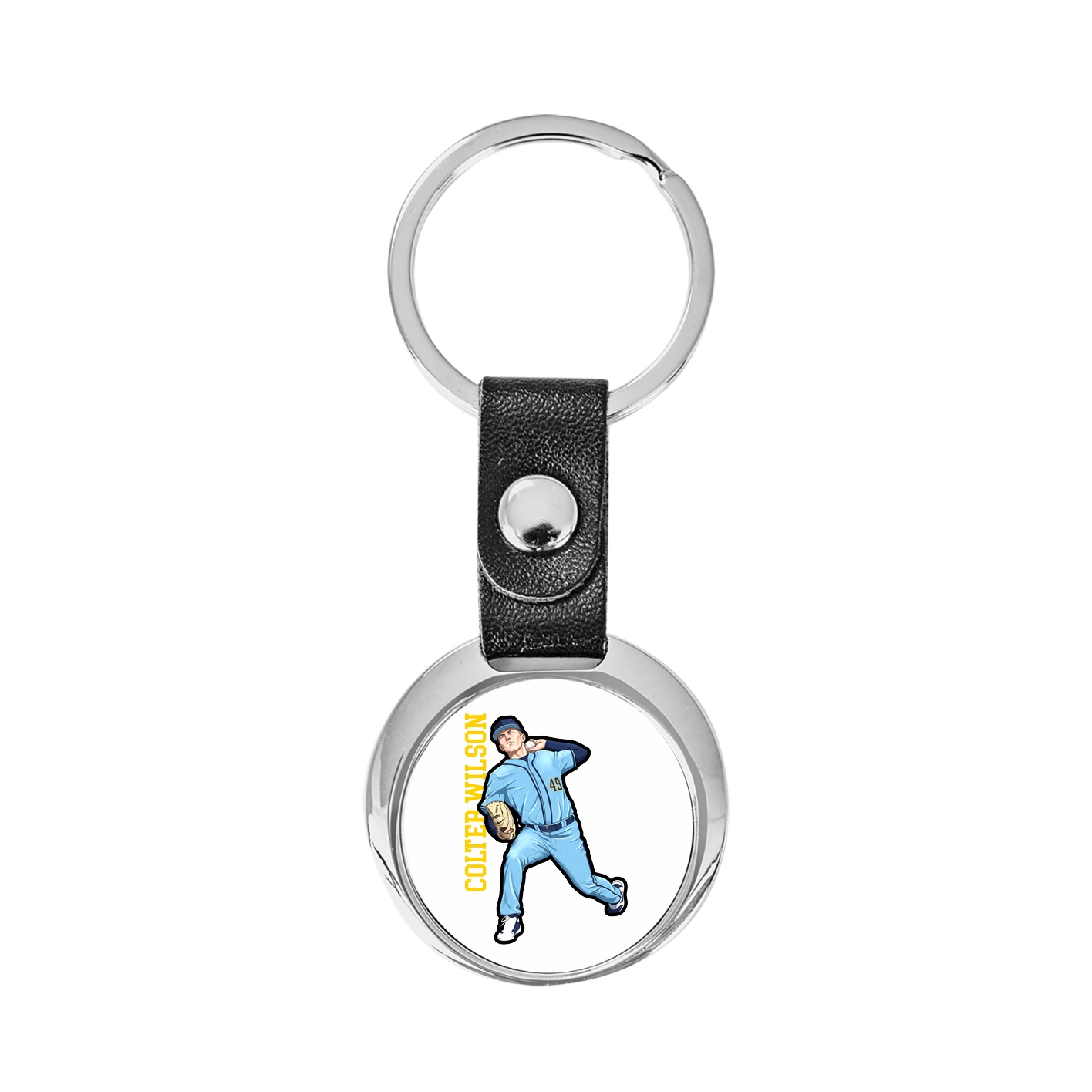 Key Chain — Name Vertical in Classic
