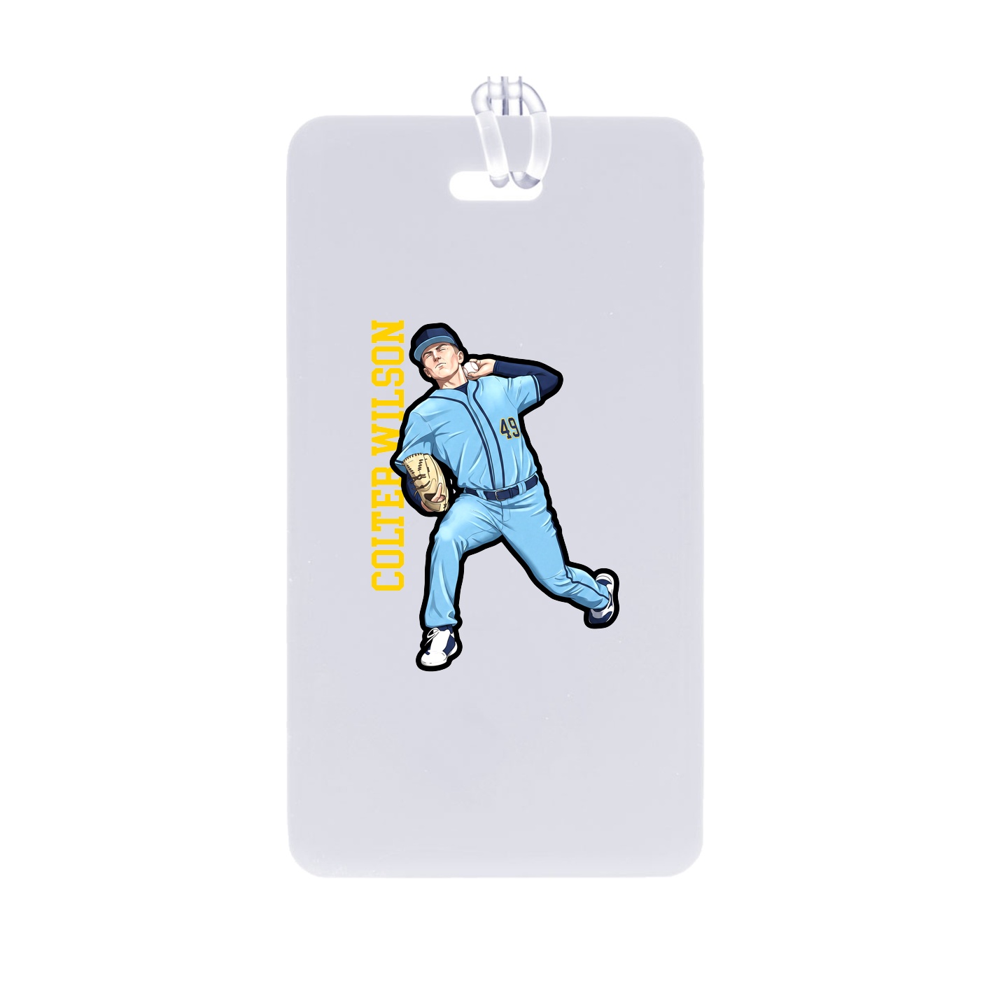 Bag Tag — Name Vertical in Classic