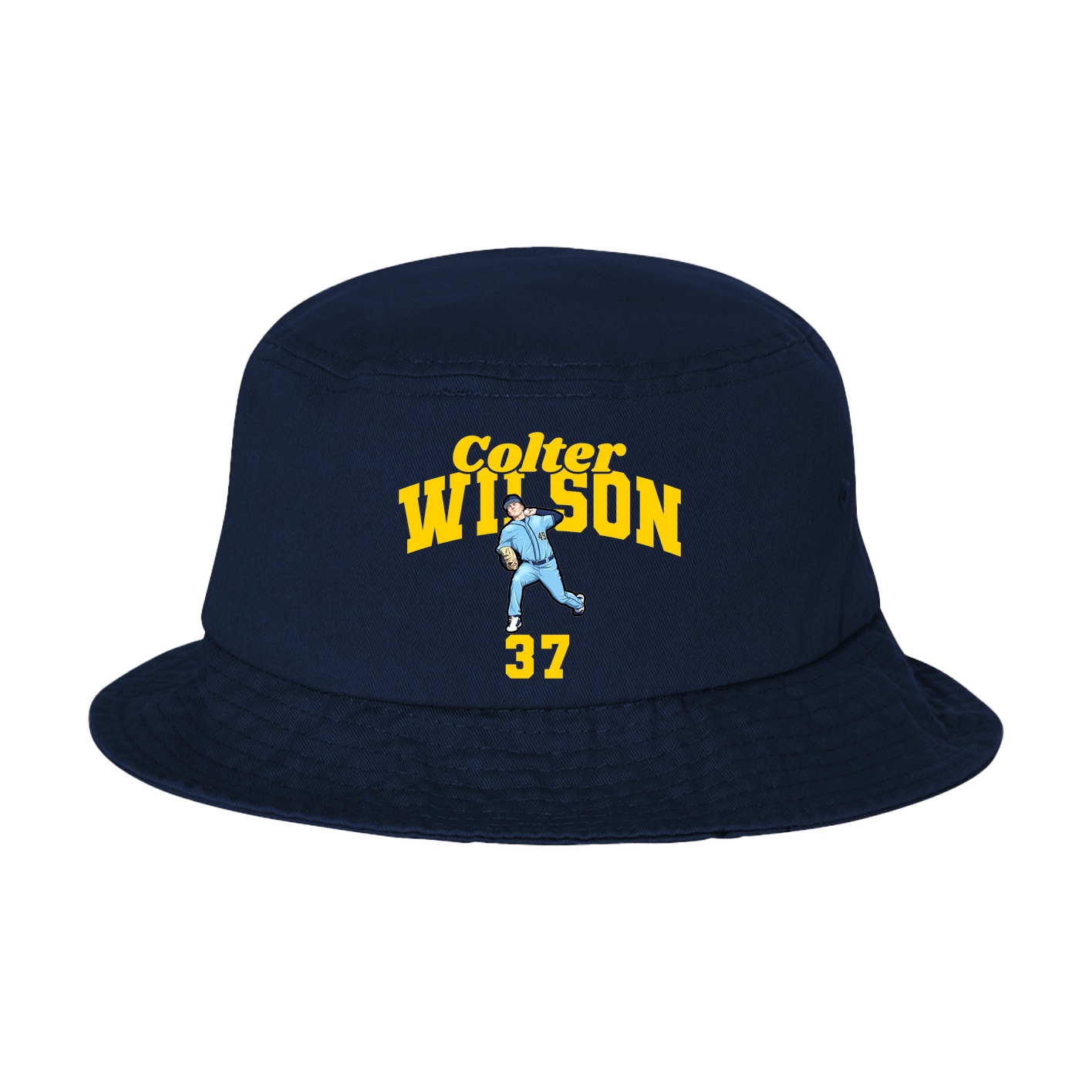 Bucket Cap — Signature Arch in Navy