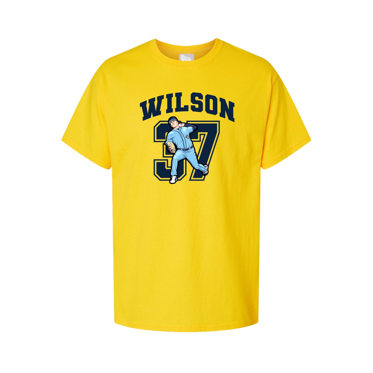 Youth Tee — Number in Gold