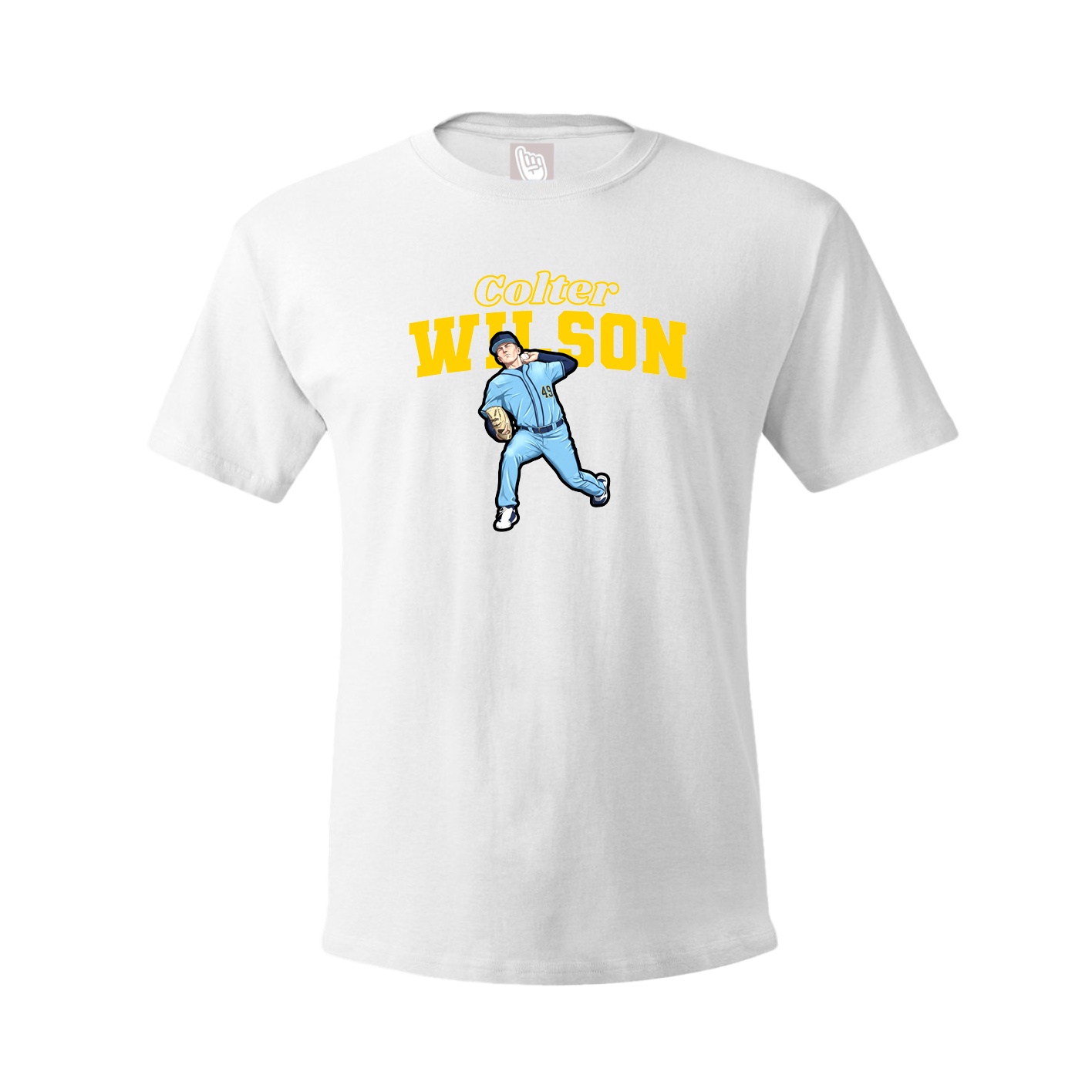 Tee — Name Arch in White