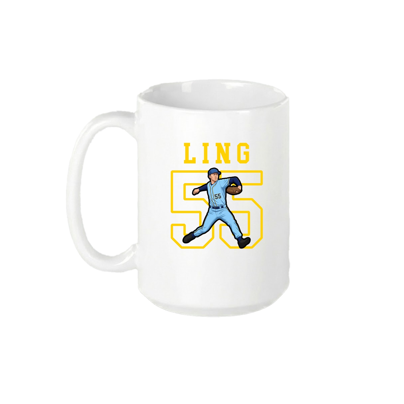 15oz Coffee Mug — Shirsey in White