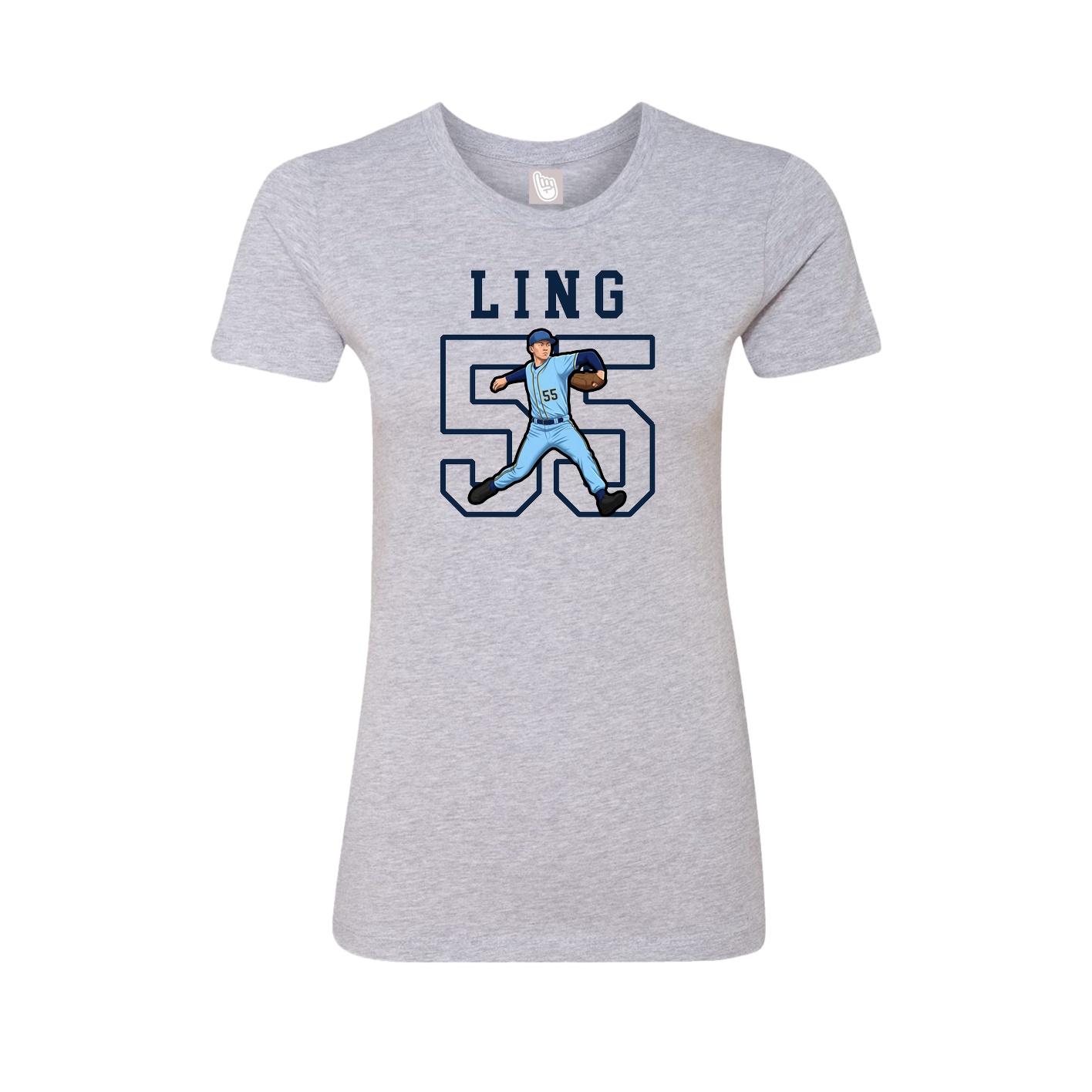Fitted Women's Tee — Shirsey in Grey