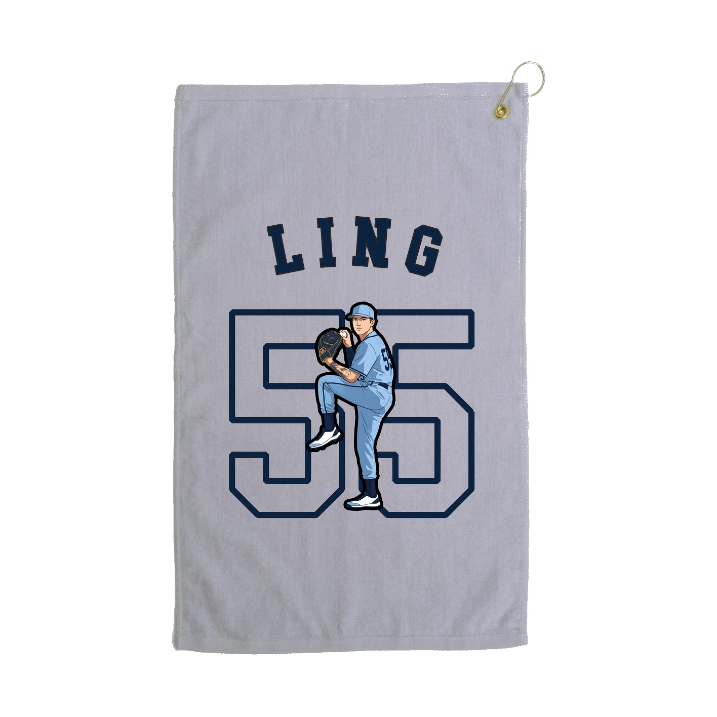 Golf Towel — Shirsey Arch in Grey