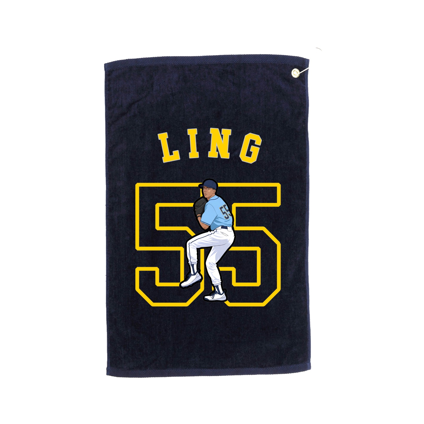 Golf Towel — Shirsey Arch in Navy