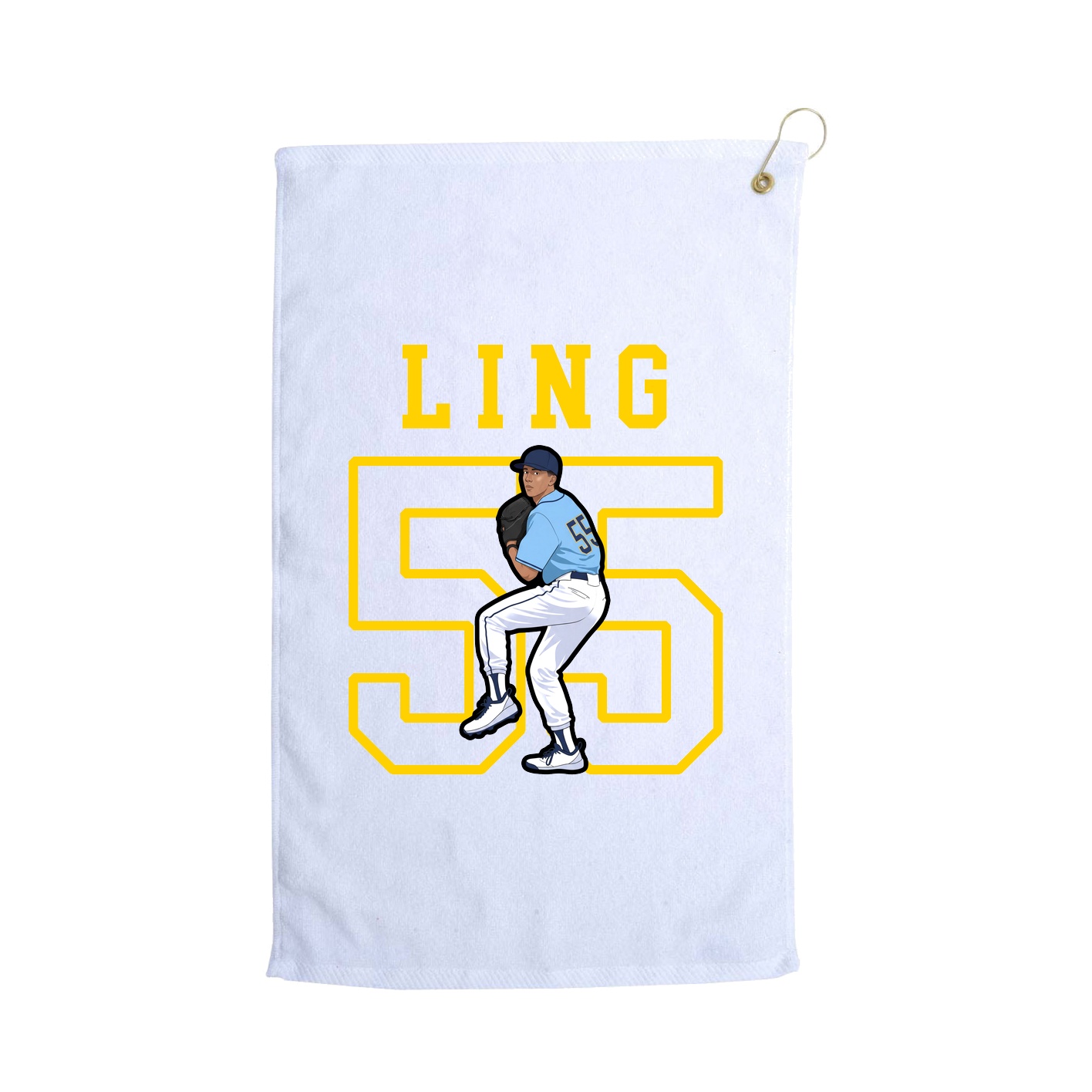 Golf Towel — Shirsey in White