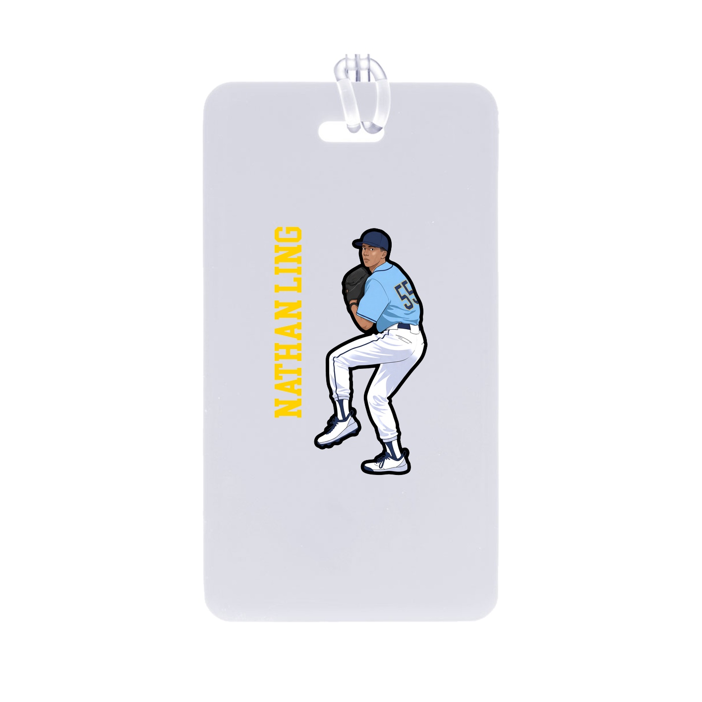 Bag Tag — Name Vertical in Classic