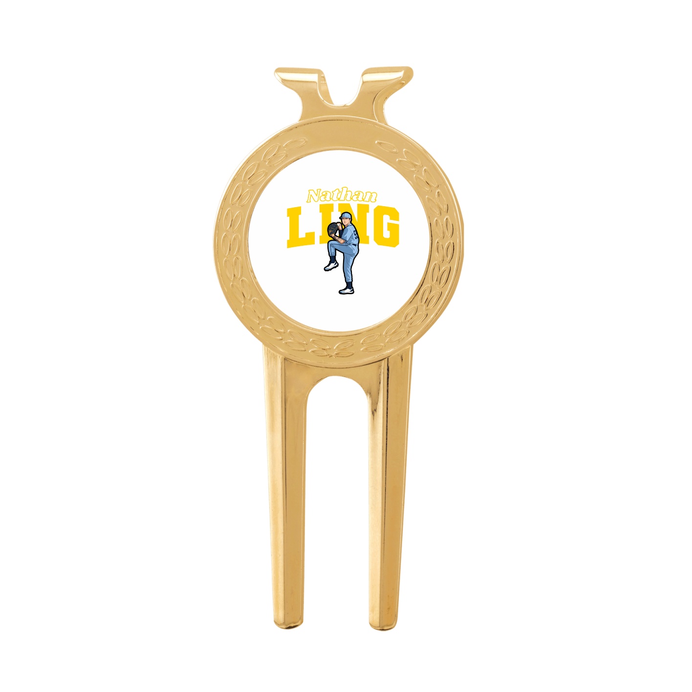 Divot Tool with Ball Marker — Name Arch in Classic