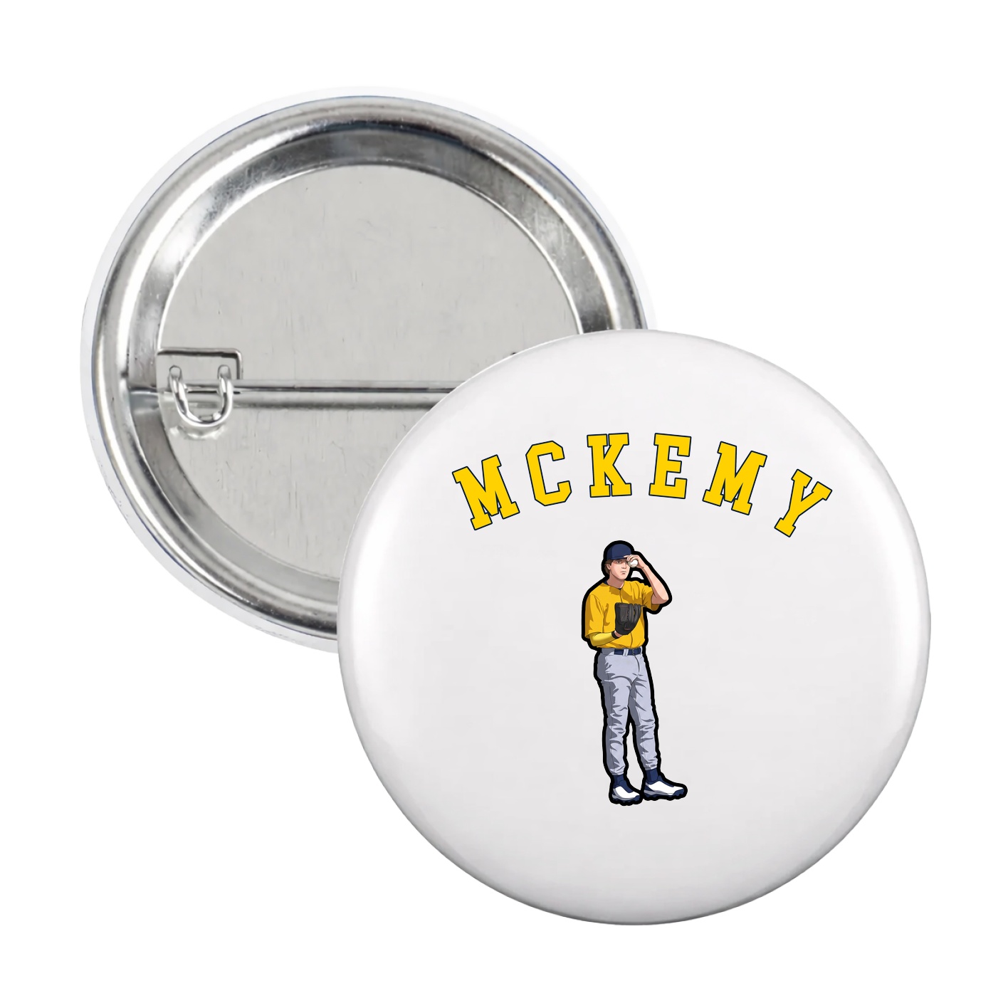 Game Day Button — Shirsey Arch in White