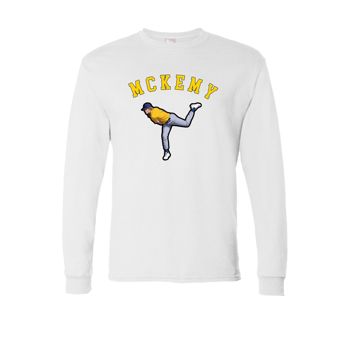 Long Sleeve Tee — Shirsey Arch in White