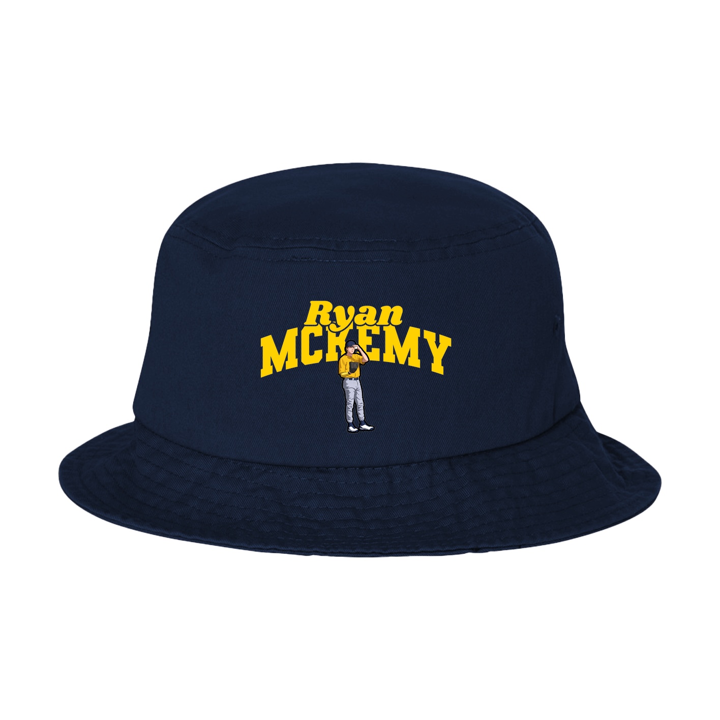 Bucket Cap — Signature Arch in Navy