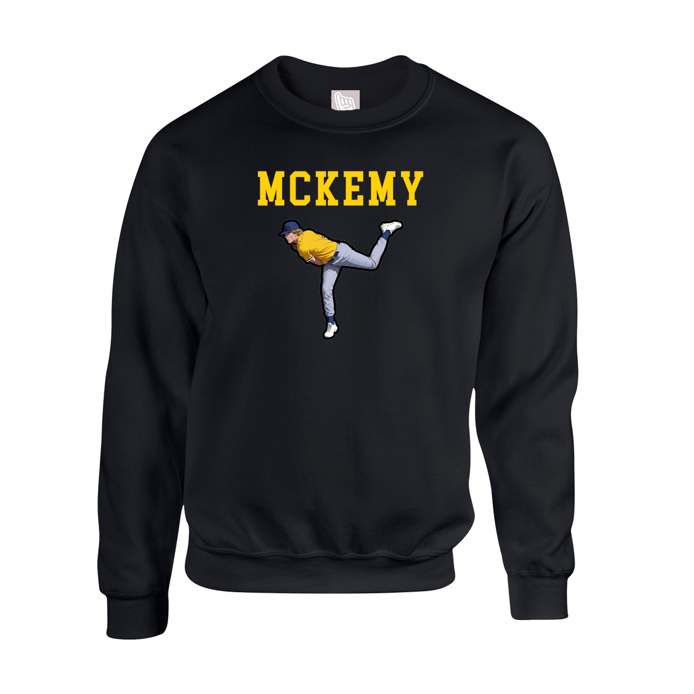 Fleece Crew — Shirsey in Black