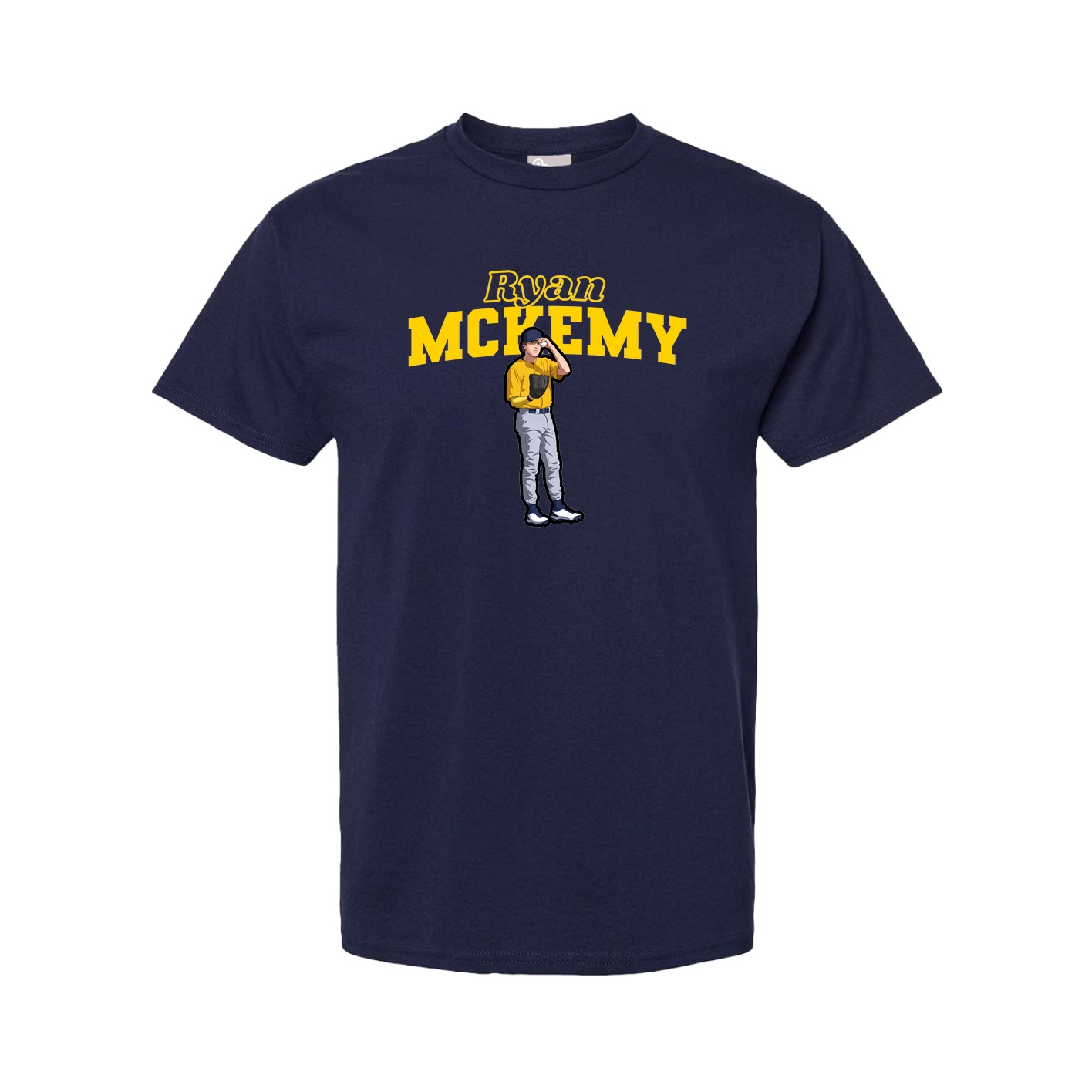 Tee — Name Arch in Navy