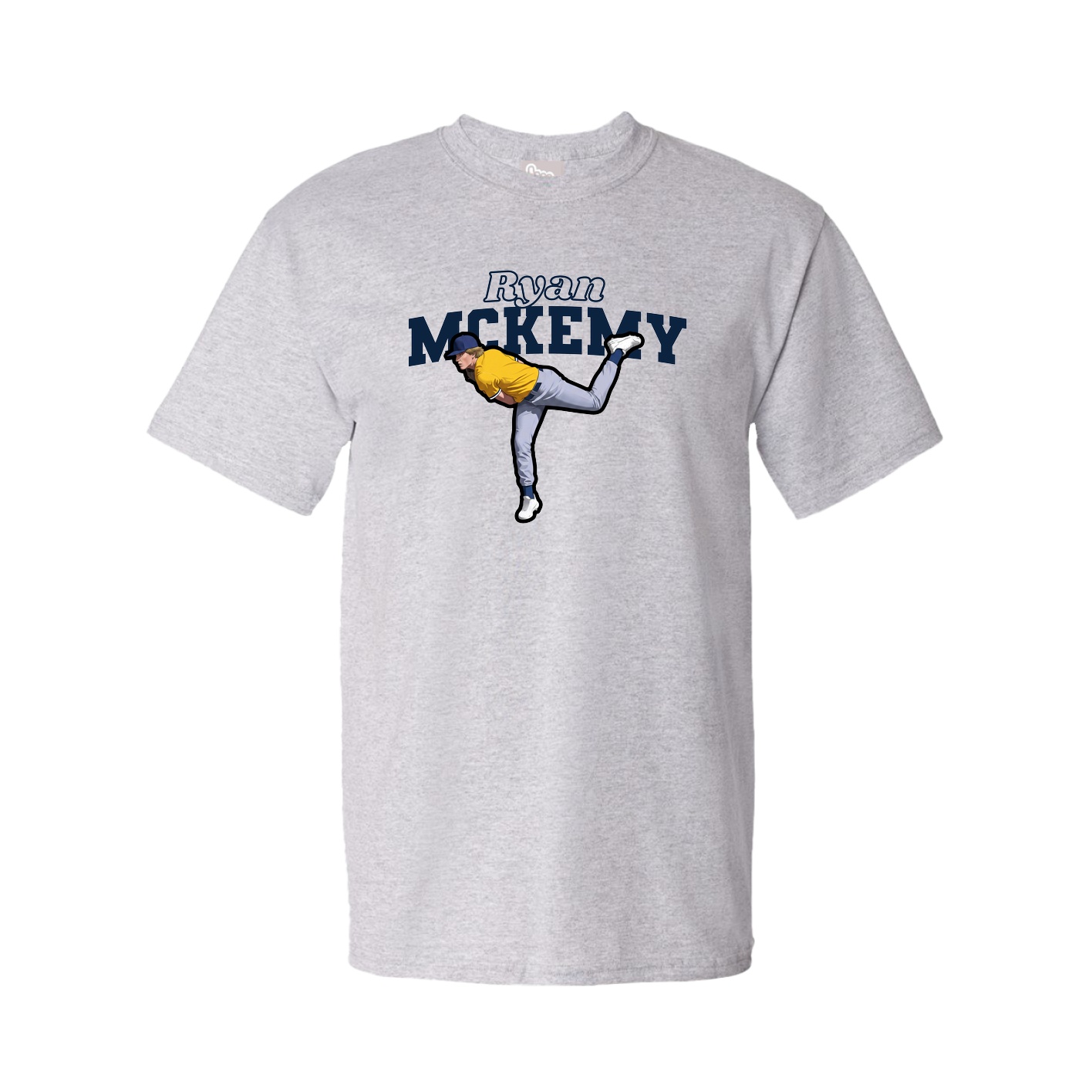 Tee — Name Arch in Grey