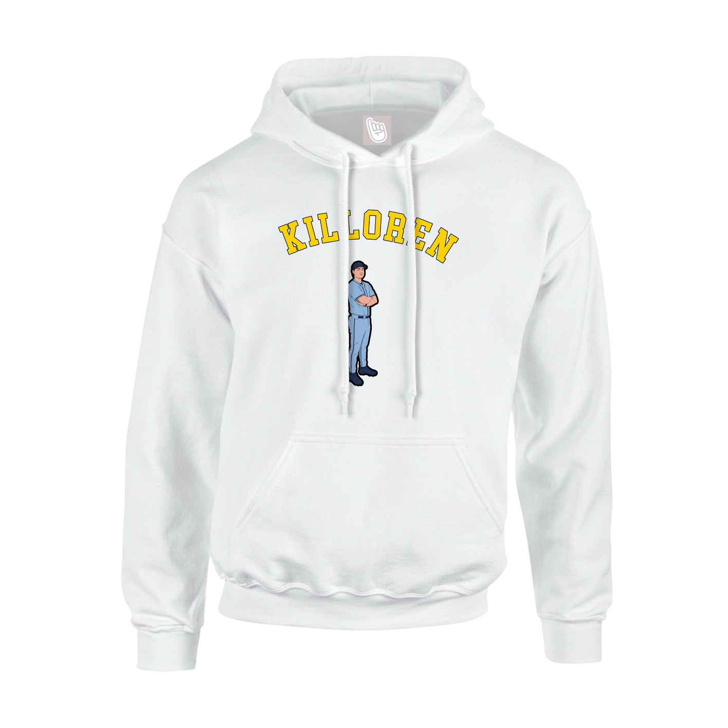 Hoodie — Shirsey Arch in White