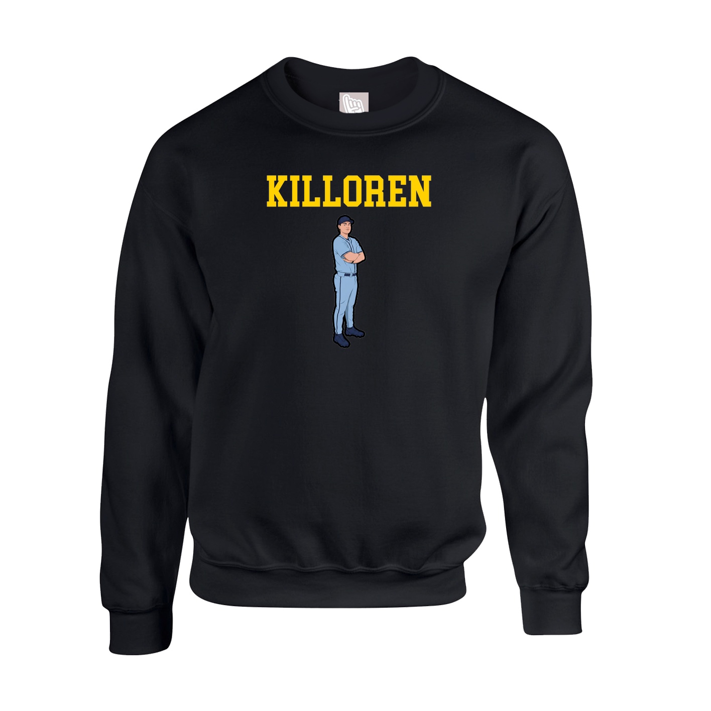 Fleece Crew — Shirsey in Black