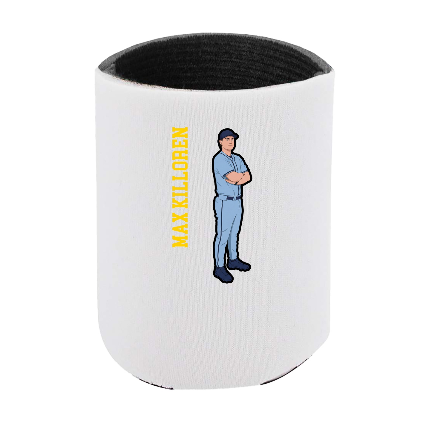 Can Holder — Name Vertical in White