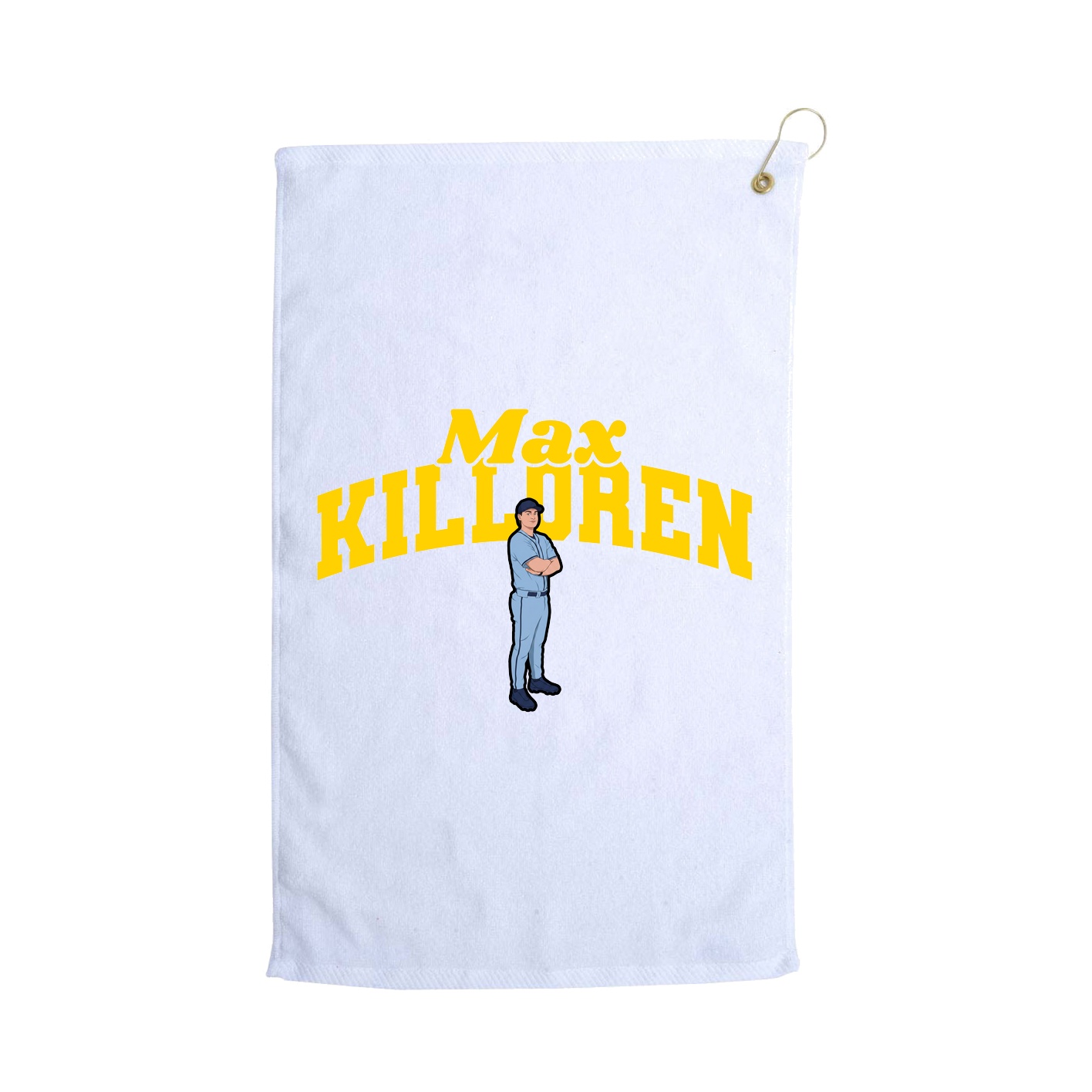 Golf Towel — Signature Arch in White