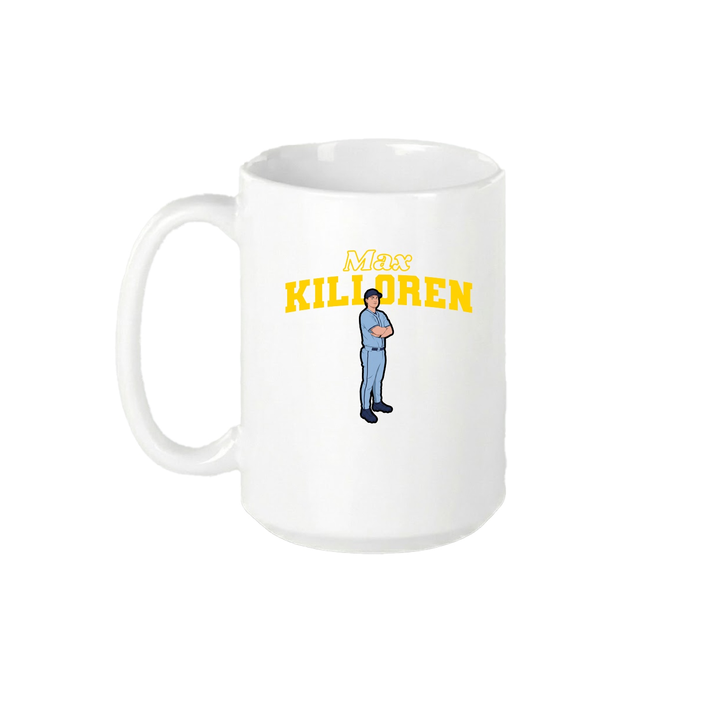 15oz Coffee Mug — Name Arch in White