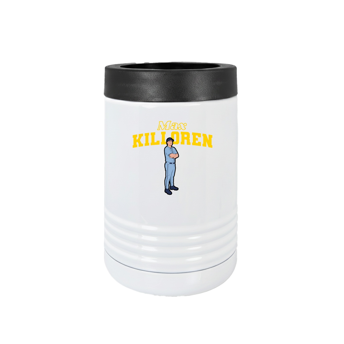Beverage Holder — Name Arch in White