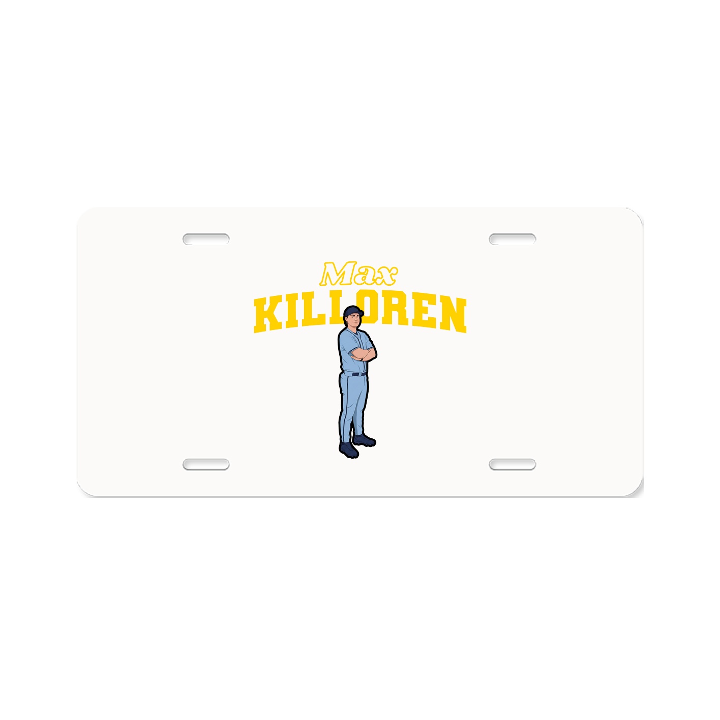 License Plate — Name Arch in Classic