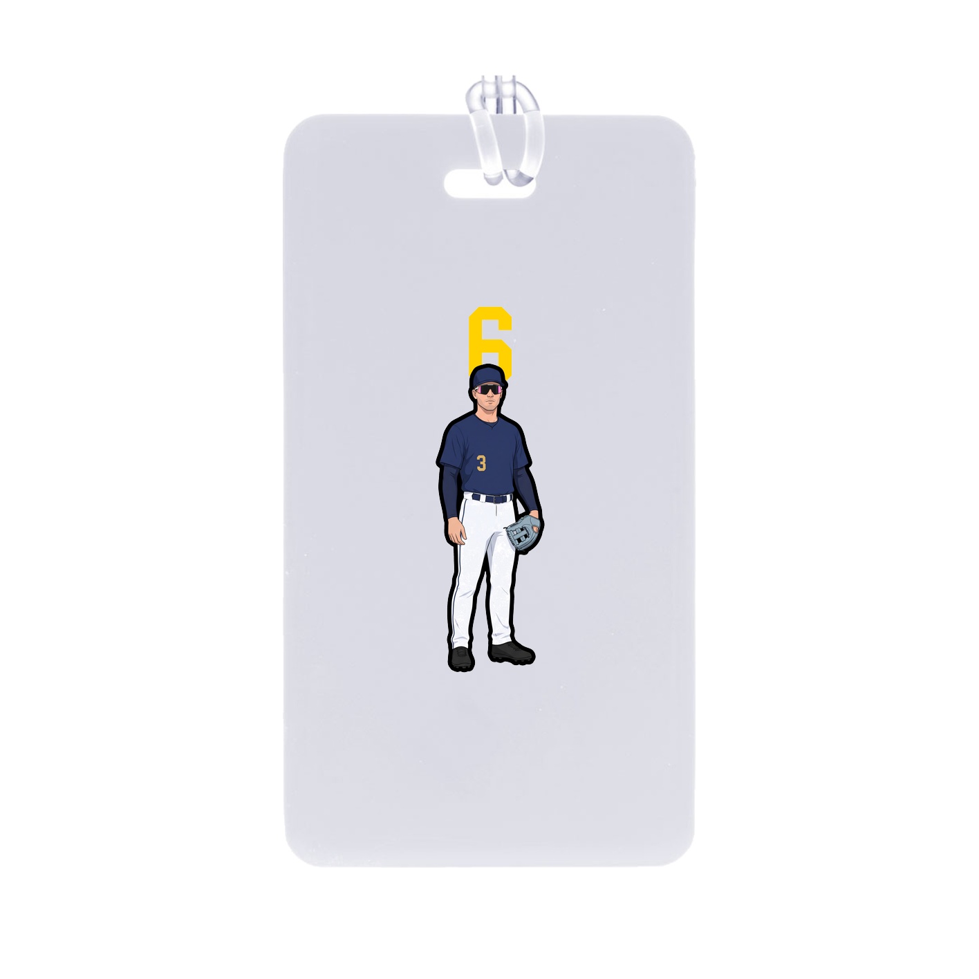 Bag Tag — Number Top in Classic