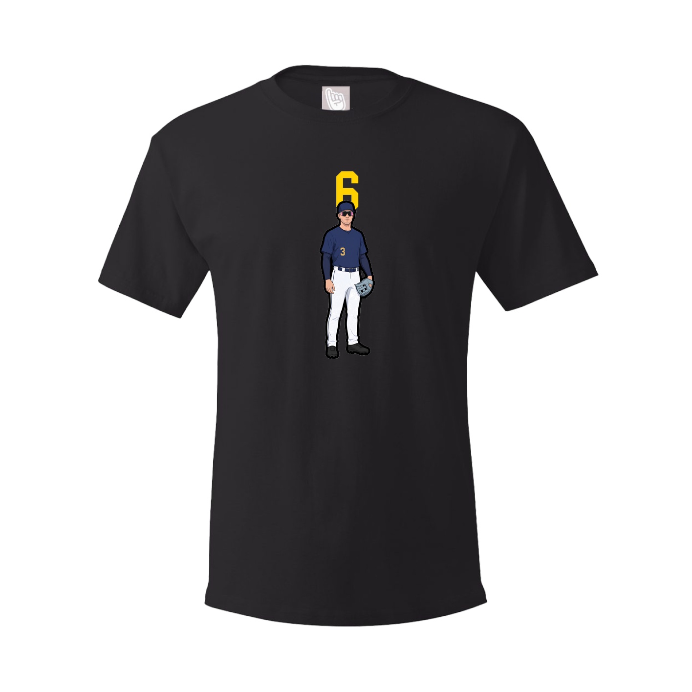 Tee — Number Top in Black