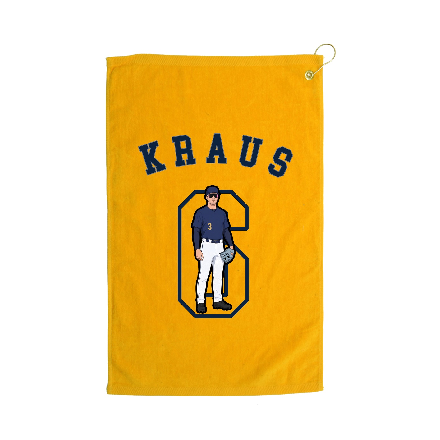 Golf Towel — Shirsey Arch in Gold