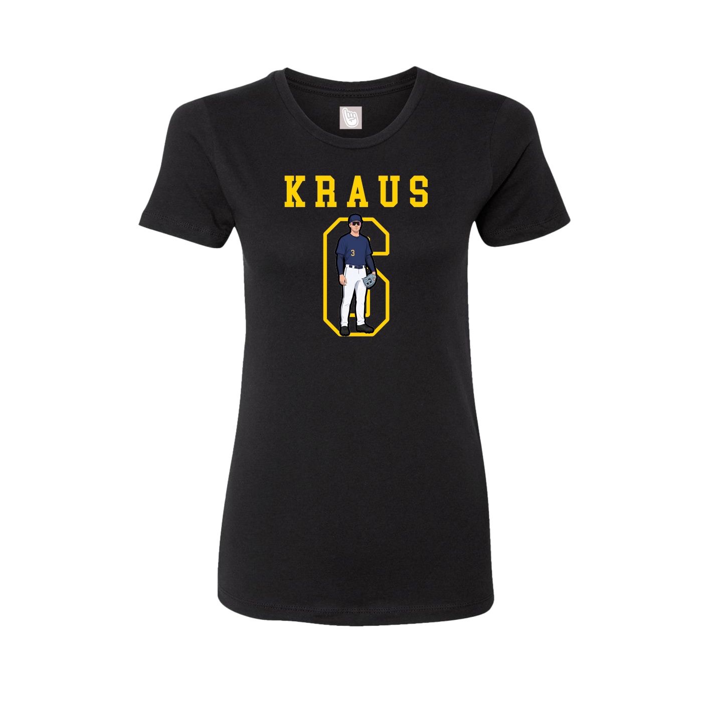 Fitted Women's Tee — Shirsey in Black