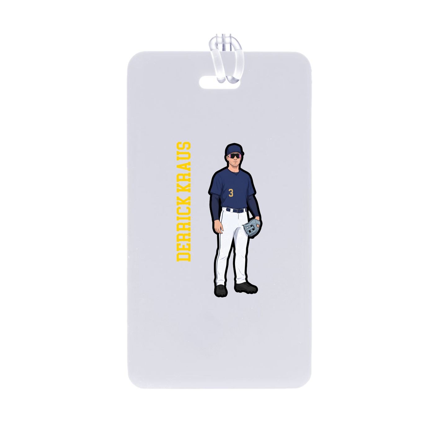 Bag Tag — Name Vertical in Classic